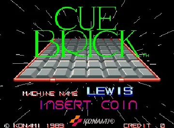 Cue Brick (Japan) screen shot title